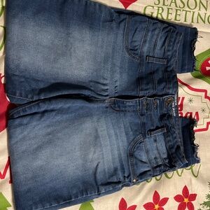 High rise skinny jeans